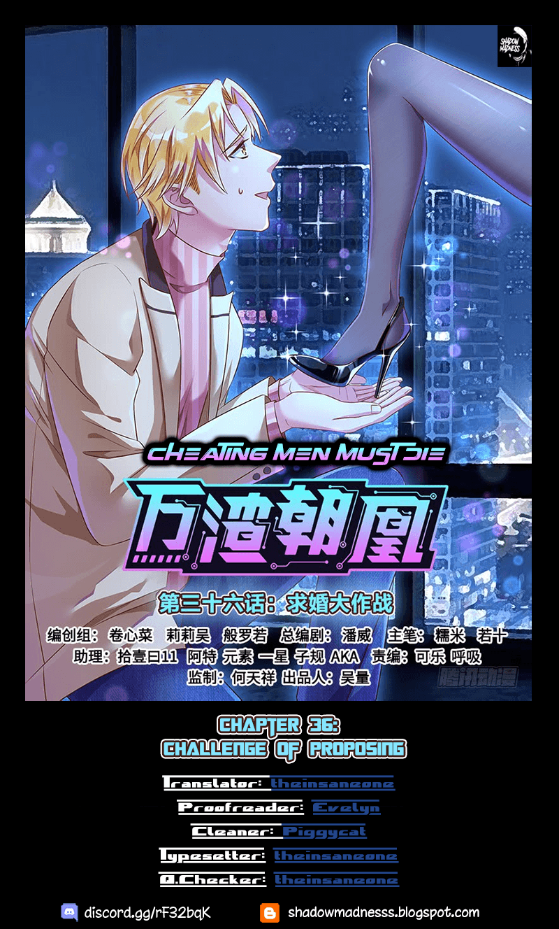 Cheating Men Must Die Chapter 36 page 1 - Chapter 36: Challenge of Proposing