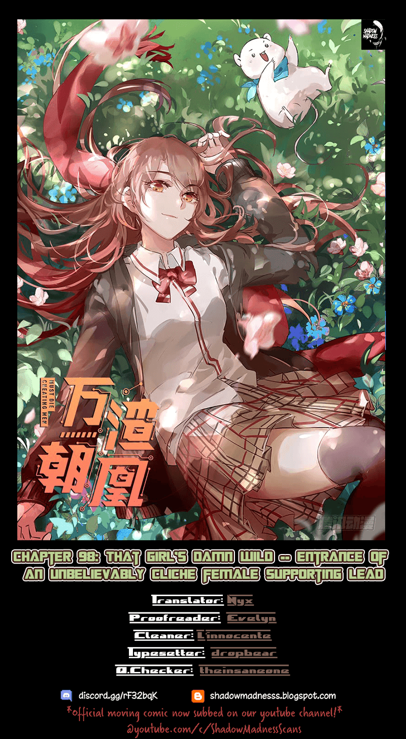 Cheating Men Must Die Chapter 98 page 1 - Chapter 98: That girl’s damn wild -- Entrance of an unbelievably cliche female supporting lead