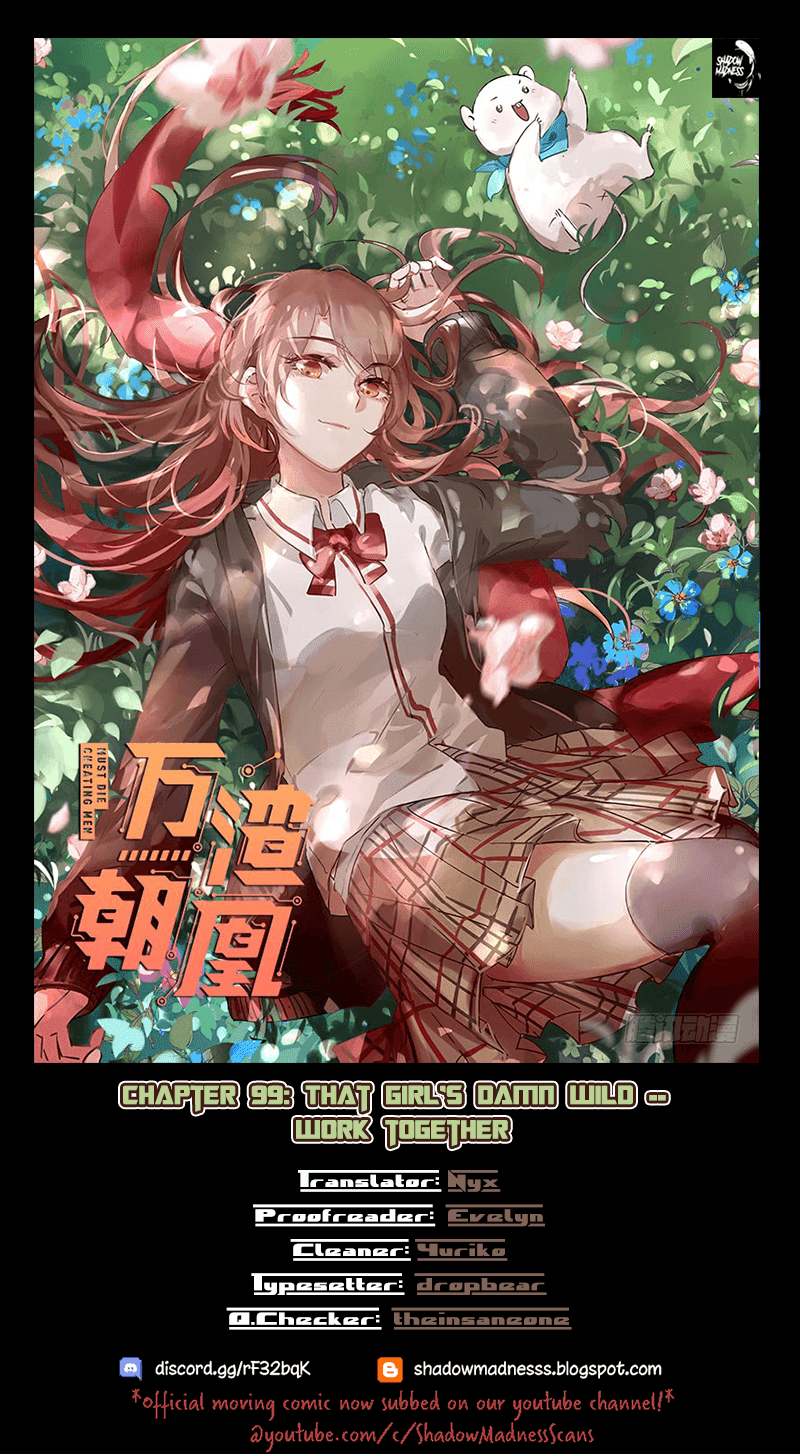 Cheating Men Must Die Chapter 99 page 1 - Chapter 99: That girl’s damn wild --Work together
