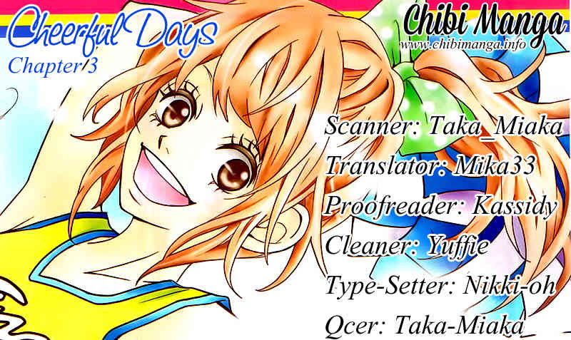 Cheerful Days Chapter 3 page 1 - Chapter 3