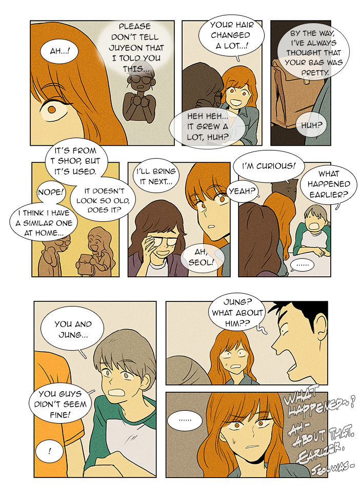 Cheese in the Trap Chapter 39 page 14 - Chapter 39 : Dinner Show - 1st Stage (1)