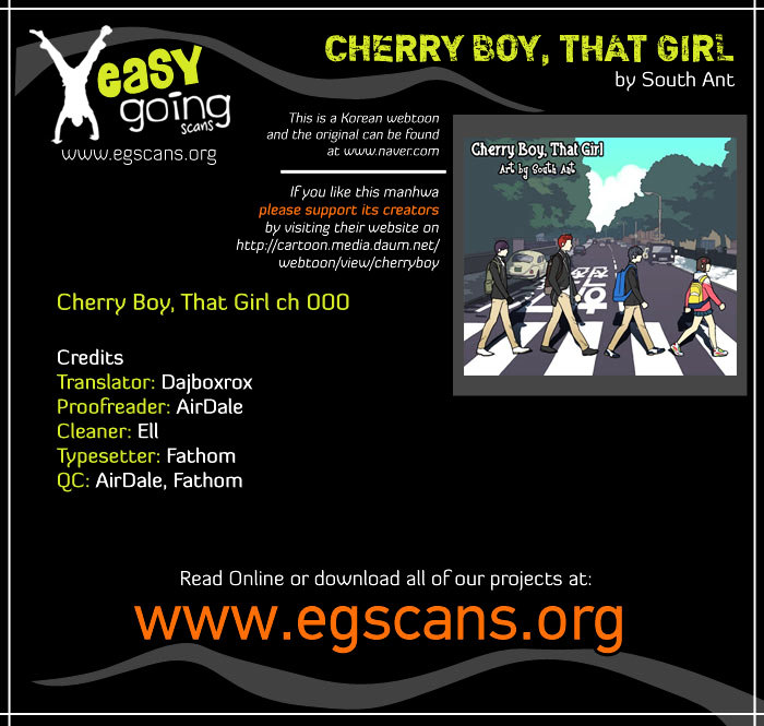 Cherry Boy, That Girl Chapter 0 page 1 - Chapter 0 : Preview
