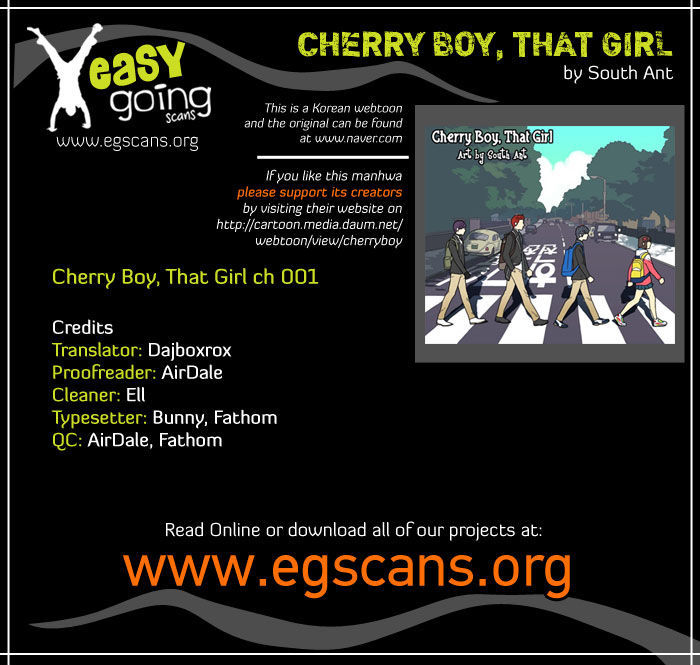 Cherry Boy, That Girl Chapter 1 page 1 - Chapter 1