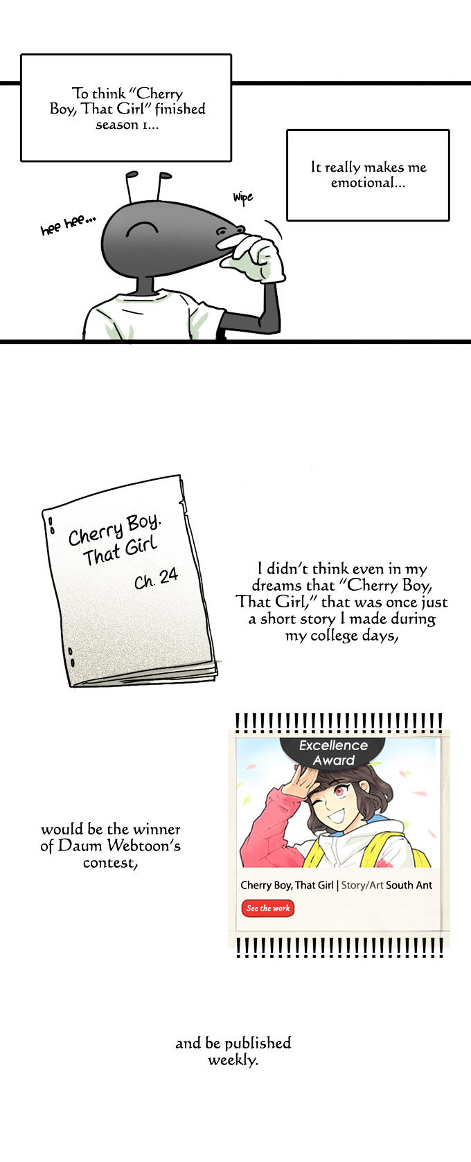 Cherry Boy, That Girl Chapter 24.1 page 3 - Chapter 24.1 : fixed