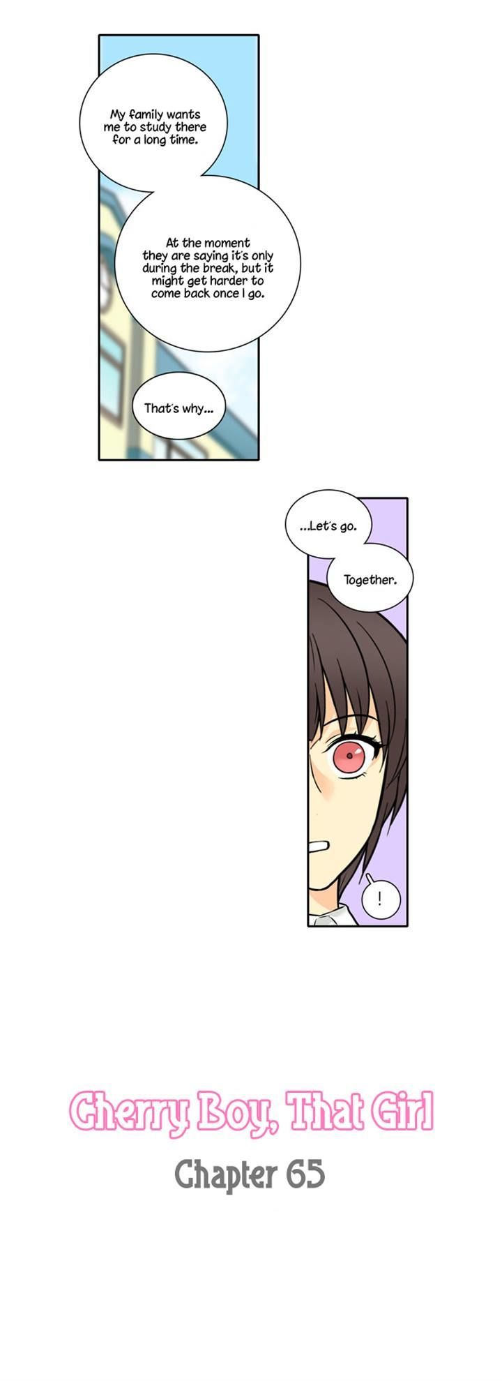 Cherry Boy, That Girl Chapter 65 page 1 - Chapter 65