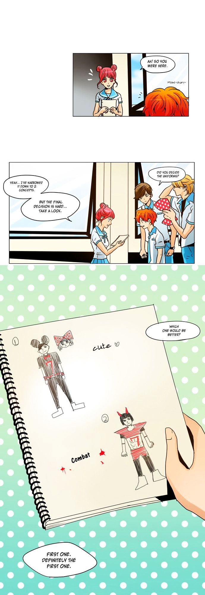 Cherry Tomato Chapter 7 page 8 - Chapter 7 : Has Spring Arrived for the Little Kid...?