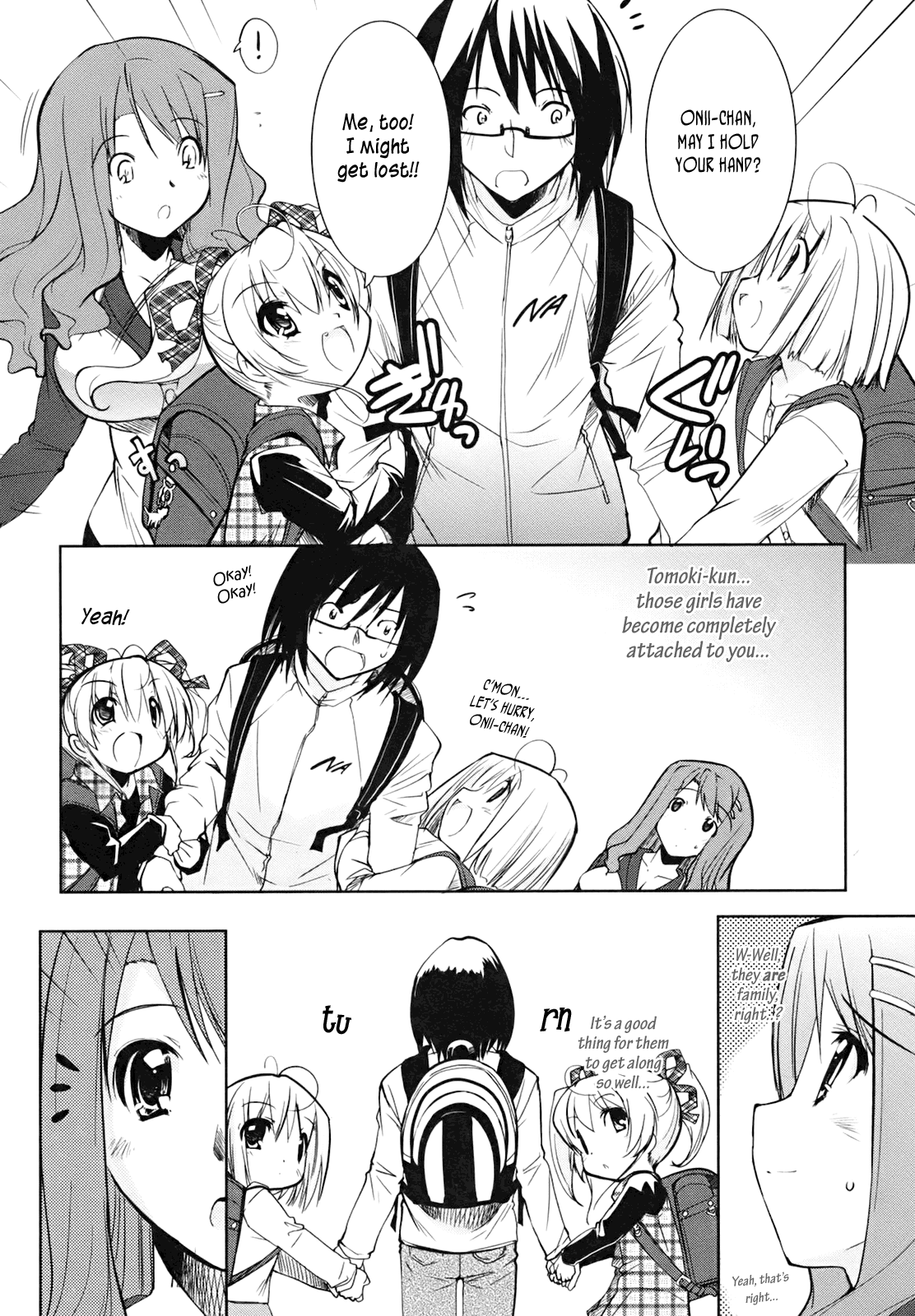 Cherry x Cherry Chapter 4 page 5 - Chapter 4: Exciting? Older Brother and the First Day of School?