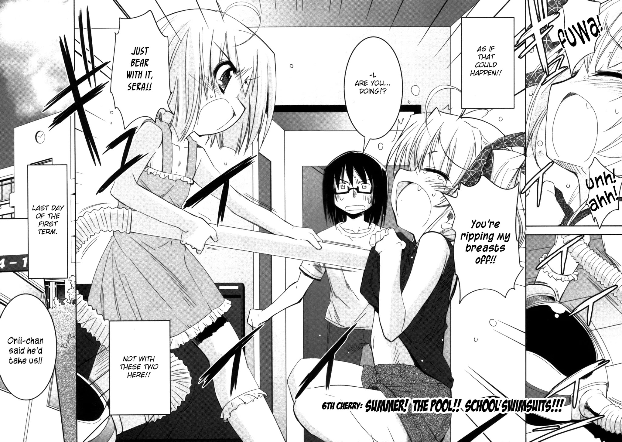 Cherry x Cherry Chapter 6 page 6 - Chapter 6: Summer! The Pool!! School Swimsuits!!!