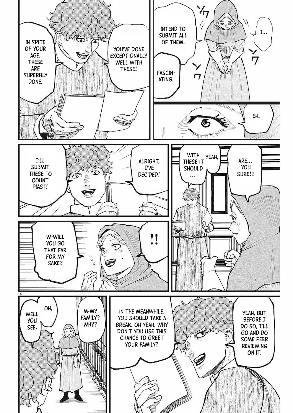 Chi - Chikyuu no Undou ni Tsuite Chapter 14 page 14 - Chapter 14