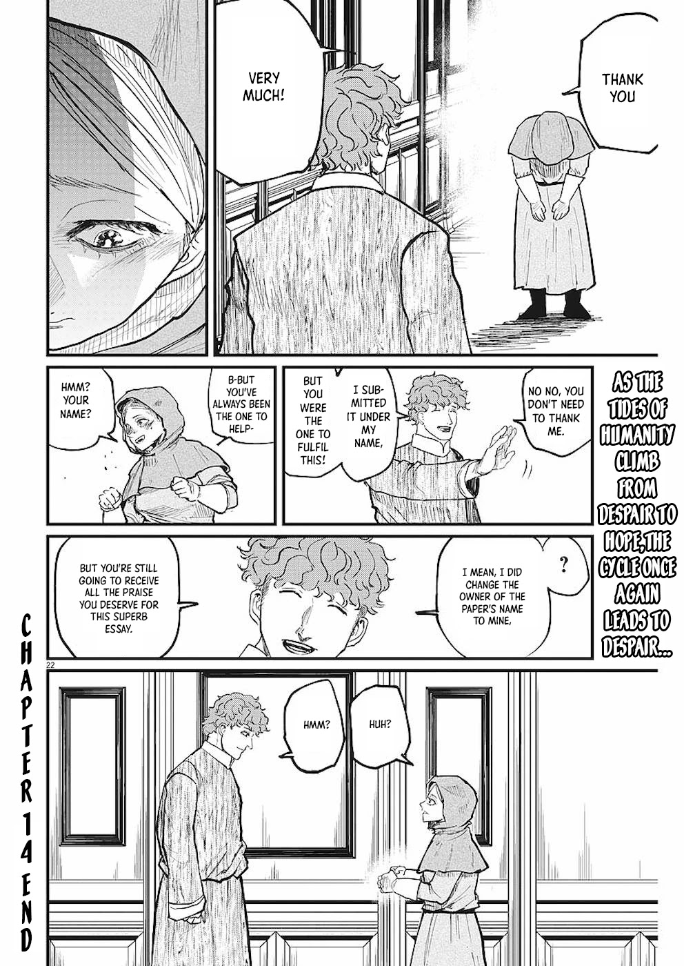 Chi - Chikyuu no Undou ni Tsuite Chapter 14 page 22 - Chapter 14