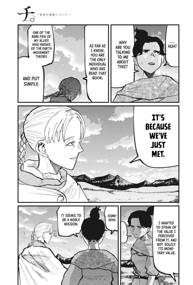 Chi - Chikyuu no Undou ni Tsuite Chapter 46 page 13 - Chapter 46