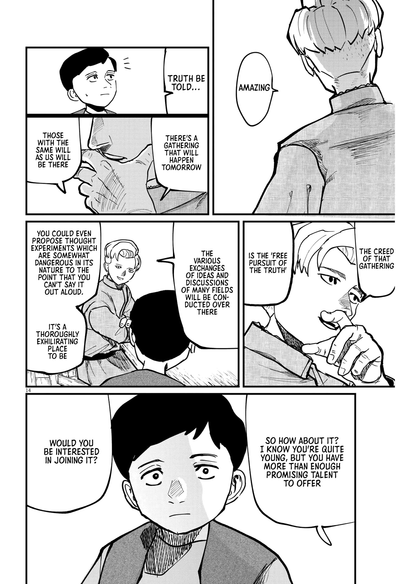 Chi - Chikyuu no Undou ni Tsuite Chapter 61 page 14 - Chapter 61