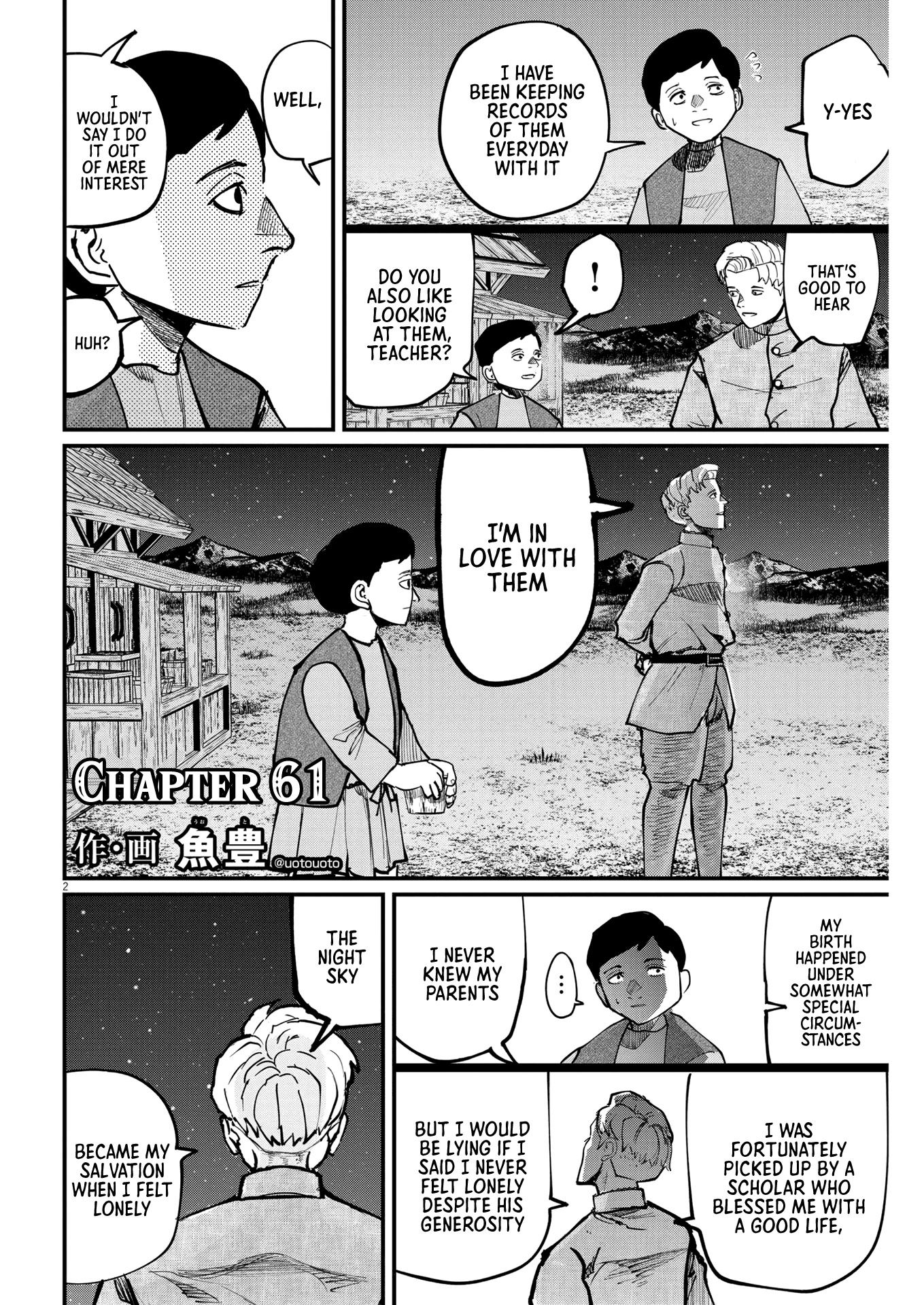 Chi - Chikyuu no Undou ni Tsuite Chapter 61 page 2 - Chapter 61