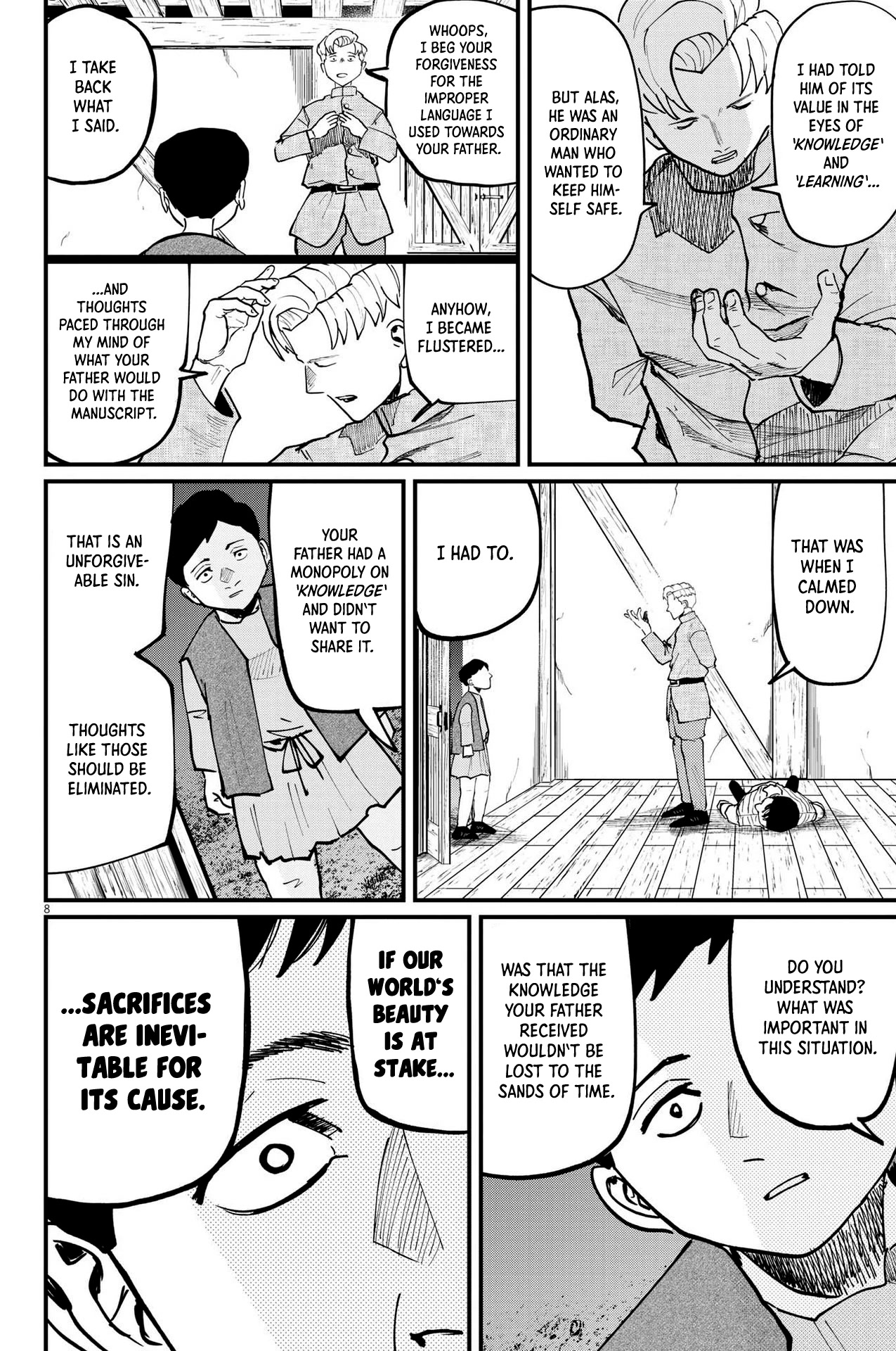 Chi - Chikyuu no Undou ni Tsuite Chapter 62 page 8 - Chapter 62 [END]