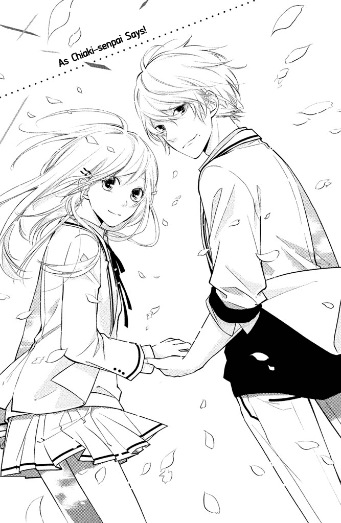 Chiaki-senpai no Iutoori Chapter 3 page 1 - Chapter 3: As Chiaki-senpai Really Says [END]
