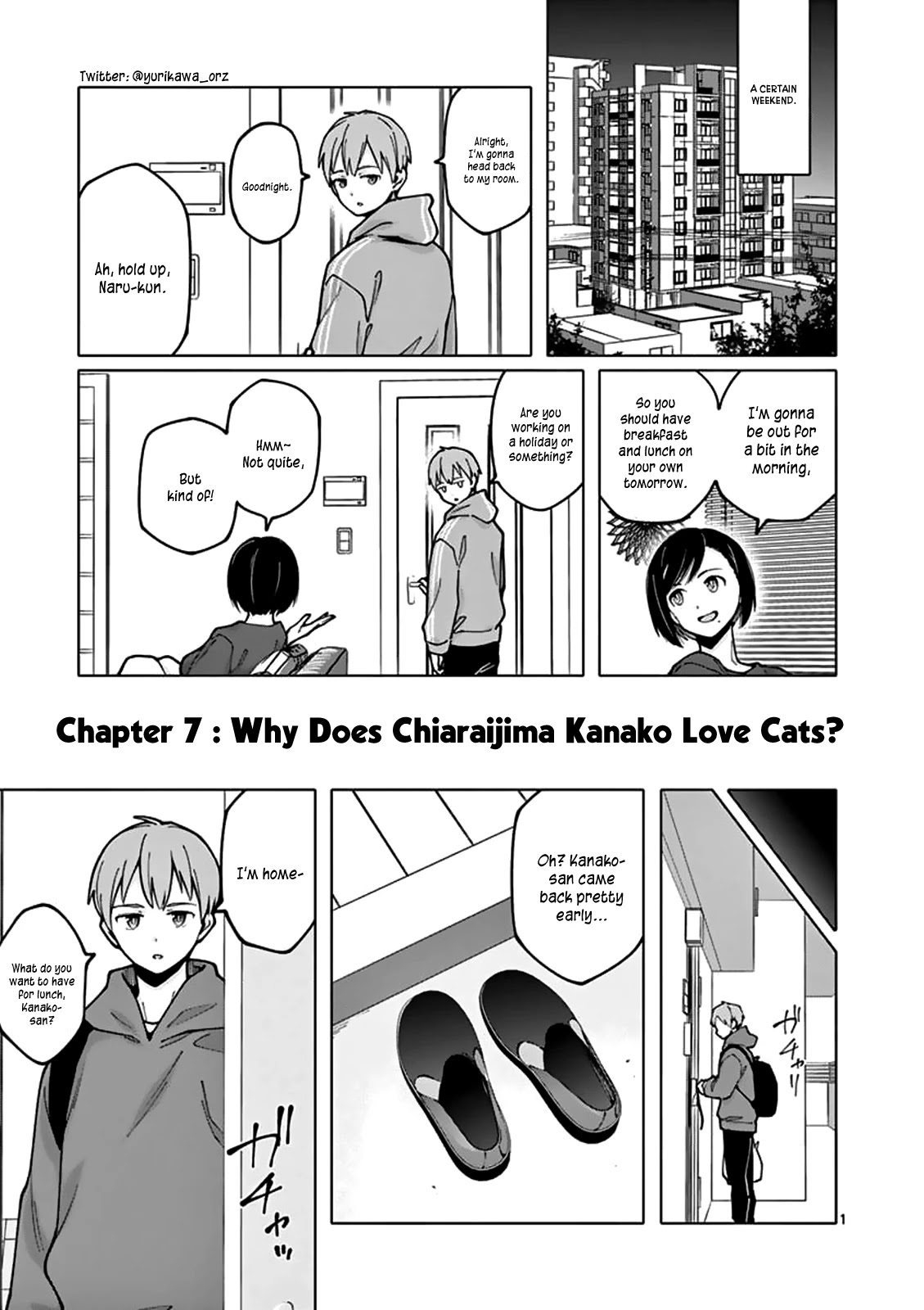 Chiaraijima Kanako wa naze ○○ suru no ka? Chapter 7 page 1 - Chapter 7