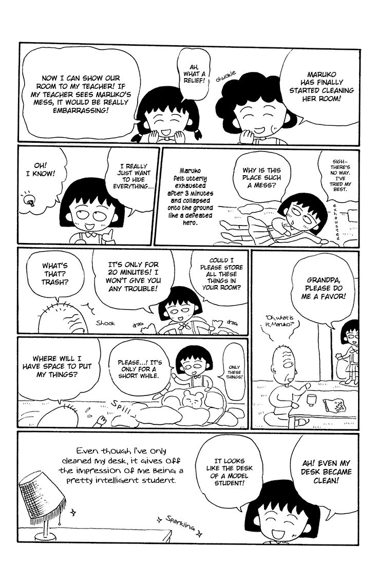 Chibi Maruko-chan Chapter 10 page 10 - Chapter 10 : It's the Parent-Teacher Conference!