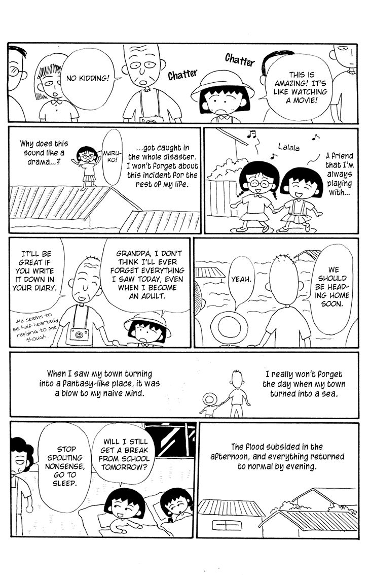 Chibi Maruko-chan Chapter 11 page 12 - Chapter 11 : A Huge Flood in Maruko's Town
