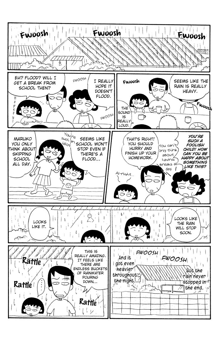 Chibi Maruko-chan Chapter 11 page 5 - Chapter 11 : A Huge Flood in Maruko's Town