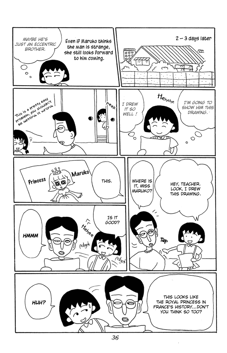 Chibi Maruko-chan Chapter 12.2 page 8 - Chapter 12 v2 : The Home Tutor is Here!
