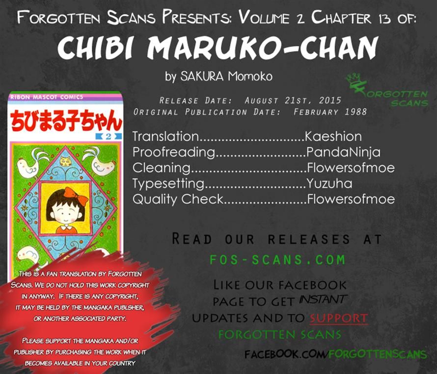 Chibi Maruko-chan Chapter 13 page 29 - Chapter 13