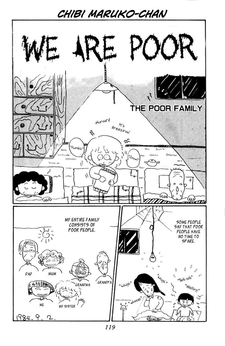 Chibi Maruko-chan Chapter 9.3 page 3 - Chapter 9.3 : The Poor Family