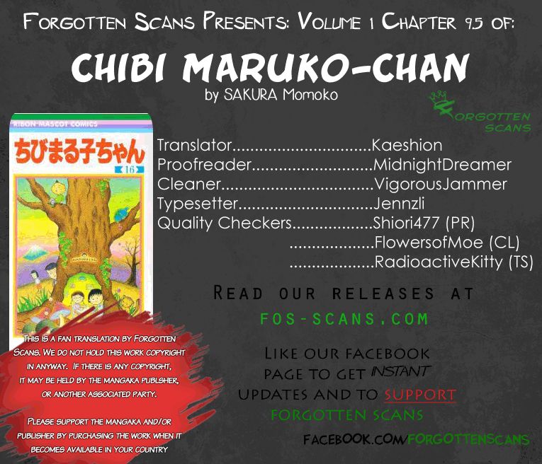 Chibi Maruko-chan Chapter 9.5 page 1 - Chapter 9.5