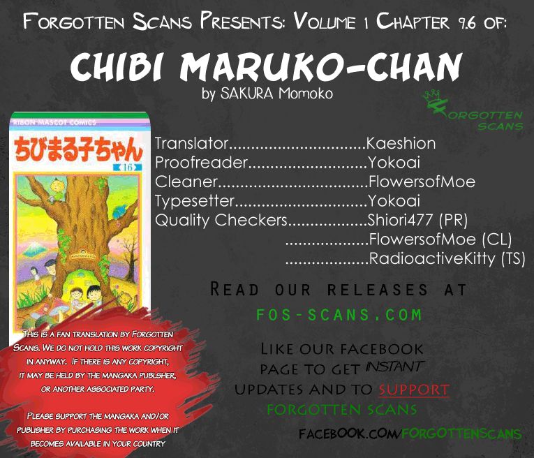 Chibi Maruko-chan Chapter 9.6 page 1 - Chapter 9.6