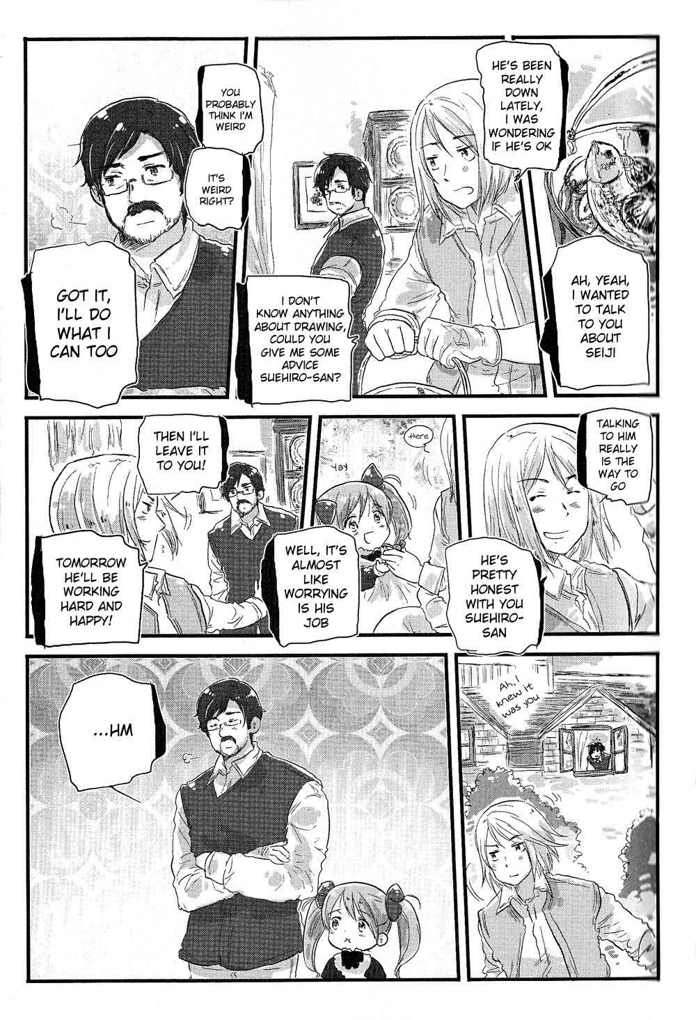 Chibi-san Date Chapter 1 page 16 - Chapter 1: Clear. Some of the Babena in the Garden have flowered.