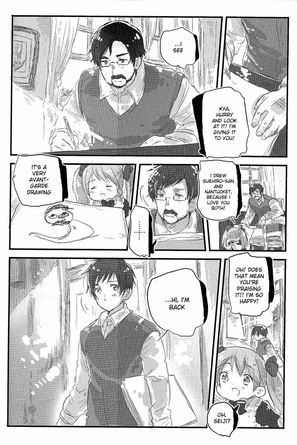 Chibi-san Date Chapter 1 page 9 - Chapter 1: Clear. Some of the Babena in the Garden have flowered.