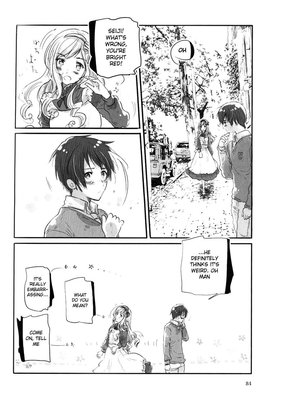 Chibi-san Date Chapter 5 page 12 - Chapter 5: Cloudy. I'm embarrassed. I want to hide somewhere.