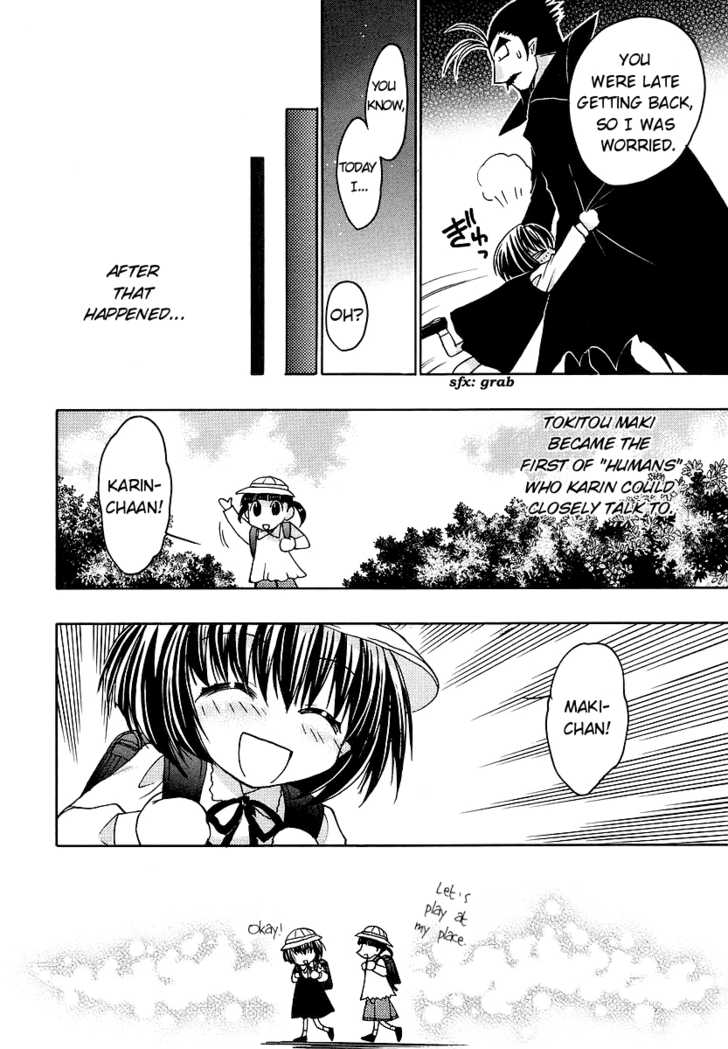 Chibi Vampire Chapter 35.1 page 8 - Chapter 35.1 : Maki does not know, Karin cannot say