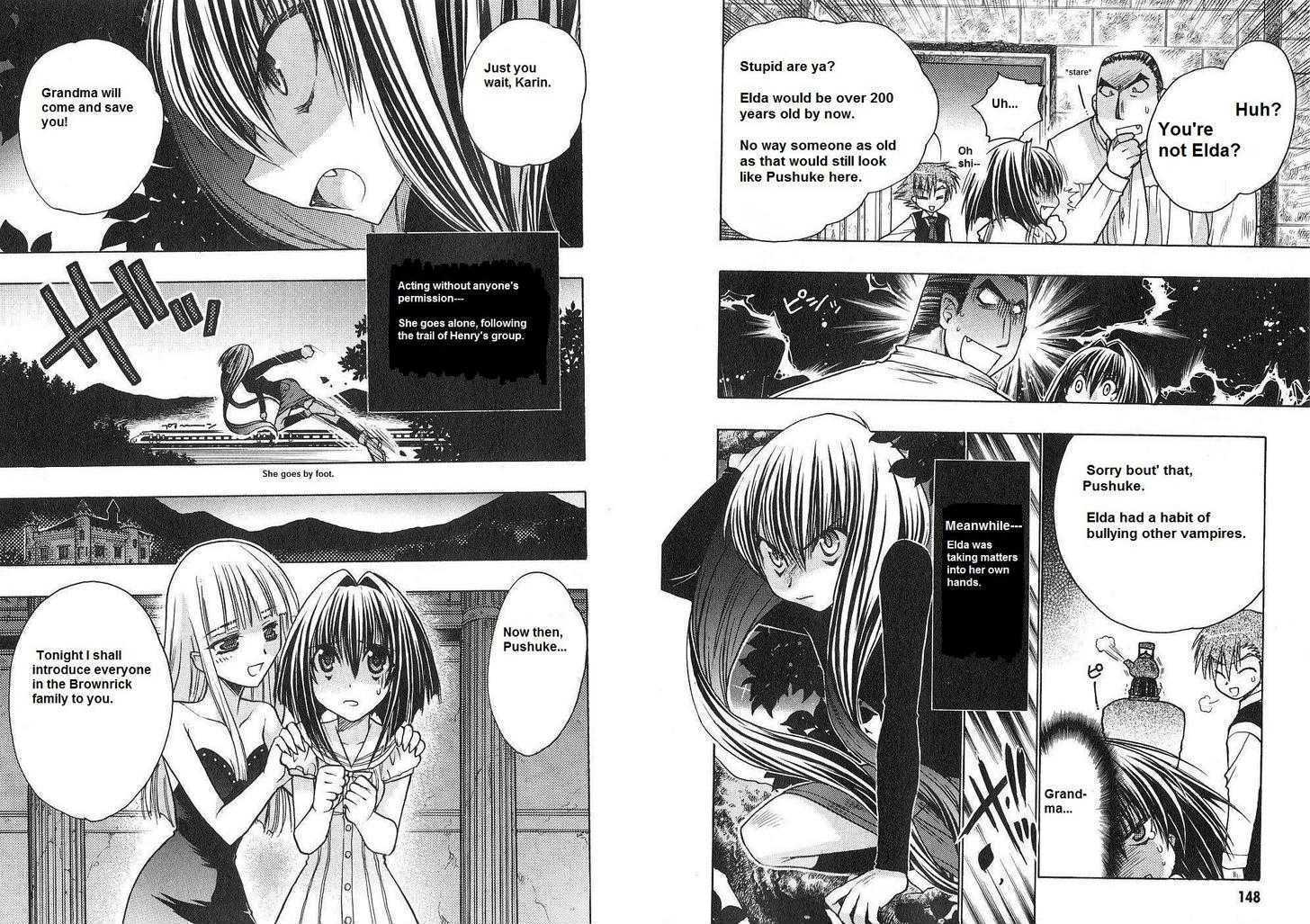 Chibi Vampire Chapter 54 page 15 - Chapter 54 : Karin's captors and Kenta's departure