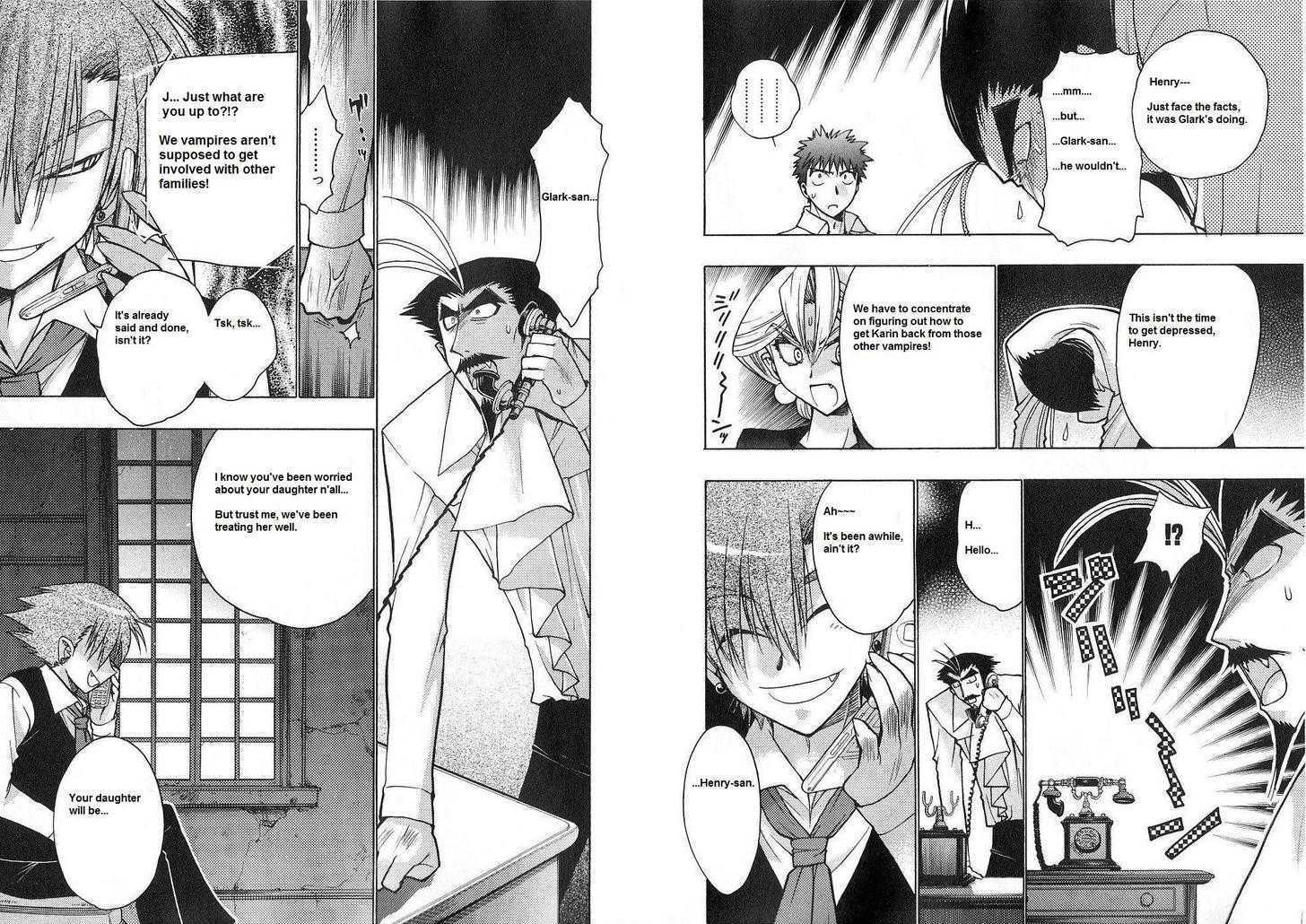 Chibi Vampire Chapter 54 page 6 - Chapter 54 : Karin's captors and Kenta's departure