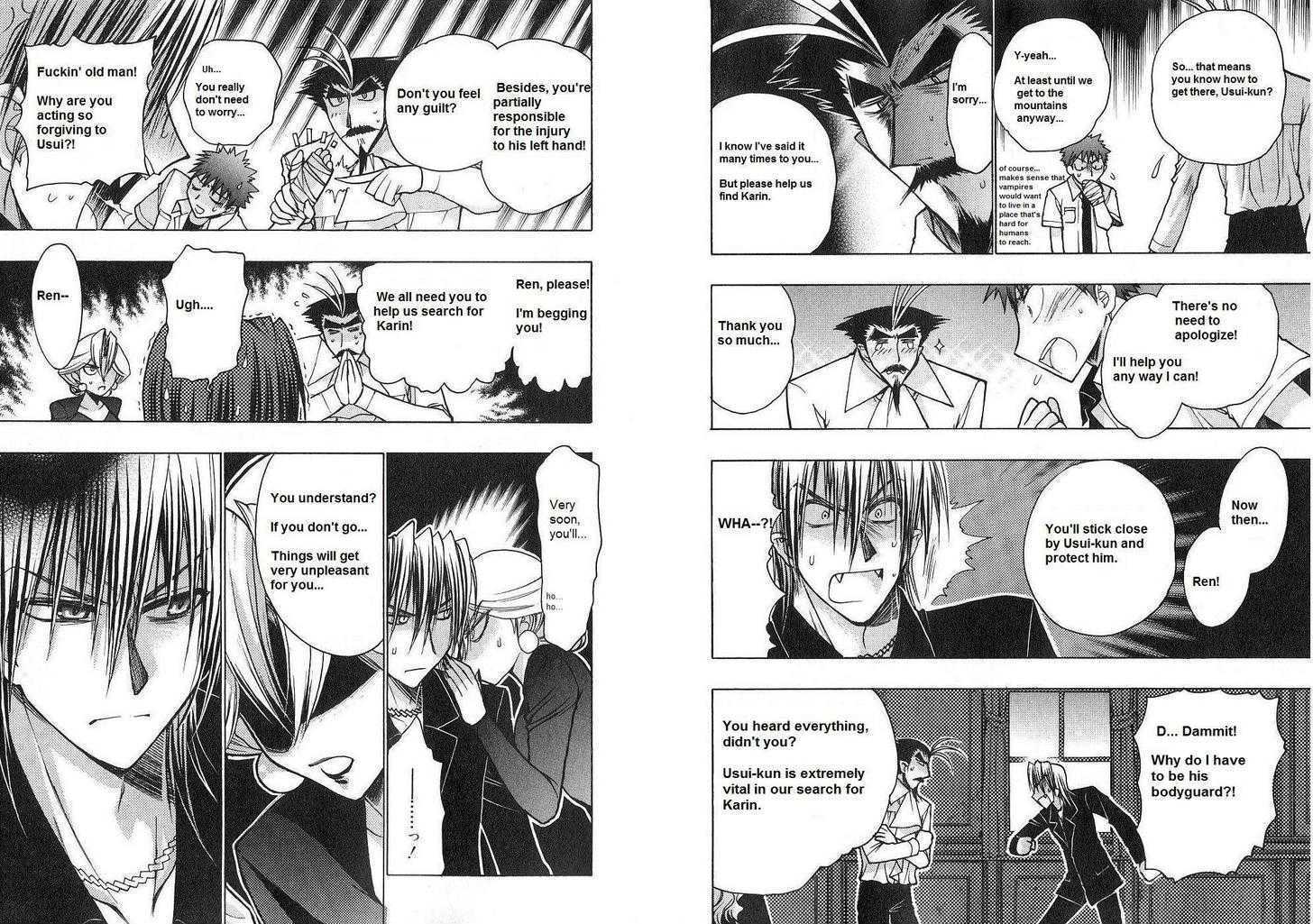 Chibi Vampire Chapter 54 page 9 - Chapter 54 : Karin's captors and Kenta's departure