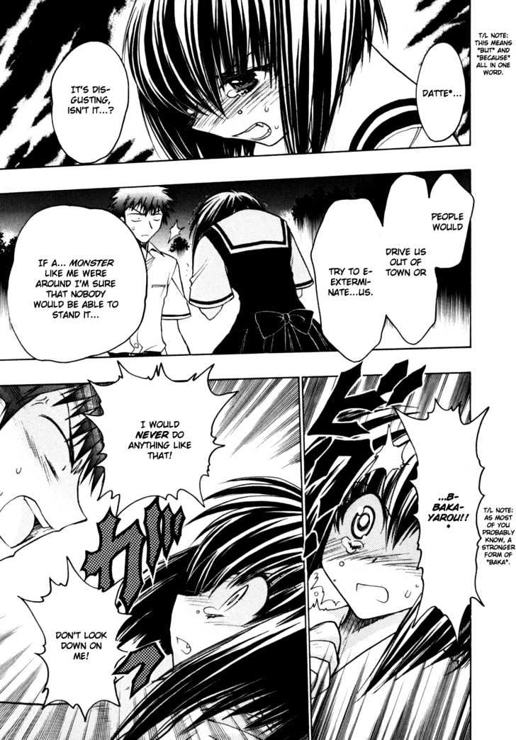 Chibi Vampire Chapter 8 page 25 - Chapter 8 : Karin's tears and Kenta's pride