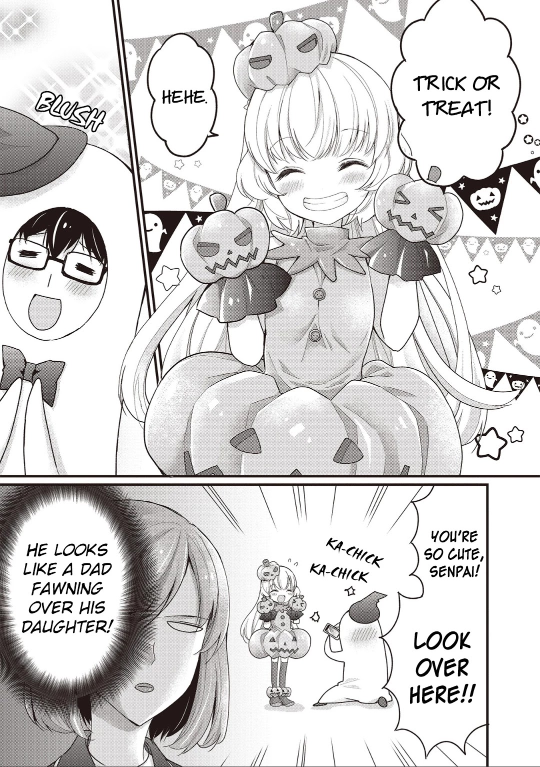 Chicchai Kanojo Senpai ga Kawaisugiru. Chapter 3 page 3 - Chapter 3: Trick or Treat!