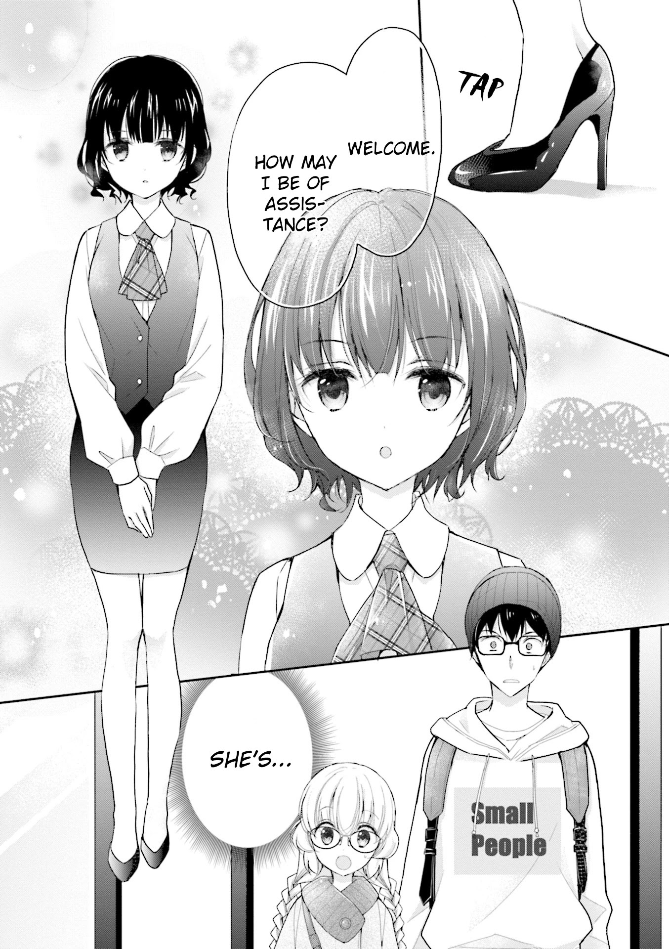 Chicchai Kanojo Senpai ga Kawaisugiru. Chapter 4 page 5 - Chapter 4: She's Short Too!