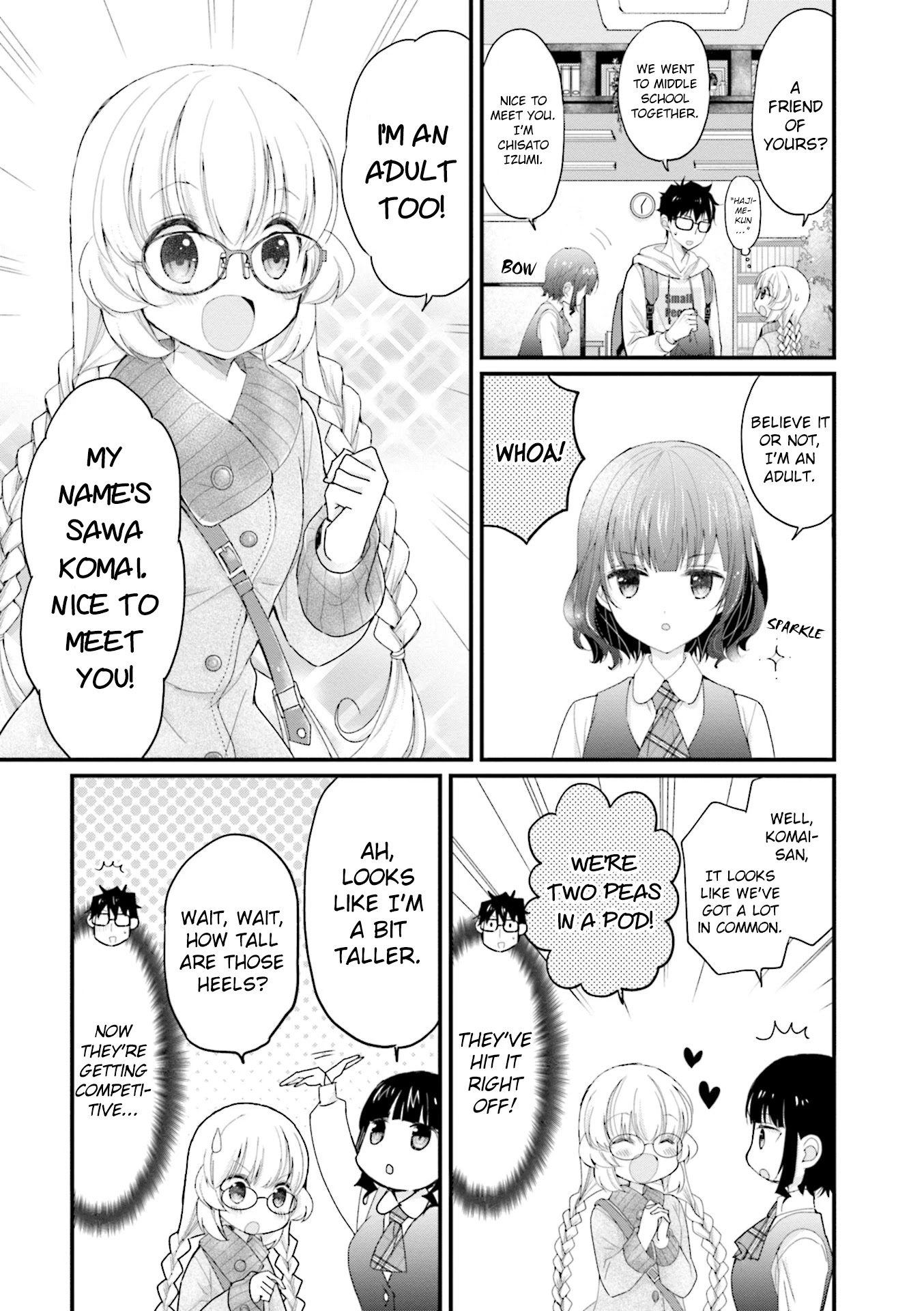 Chicchai Kanojo Senpai ga Kawaisugiru. Chapter 4 page 7 - Chapter 4: She's Short Too!