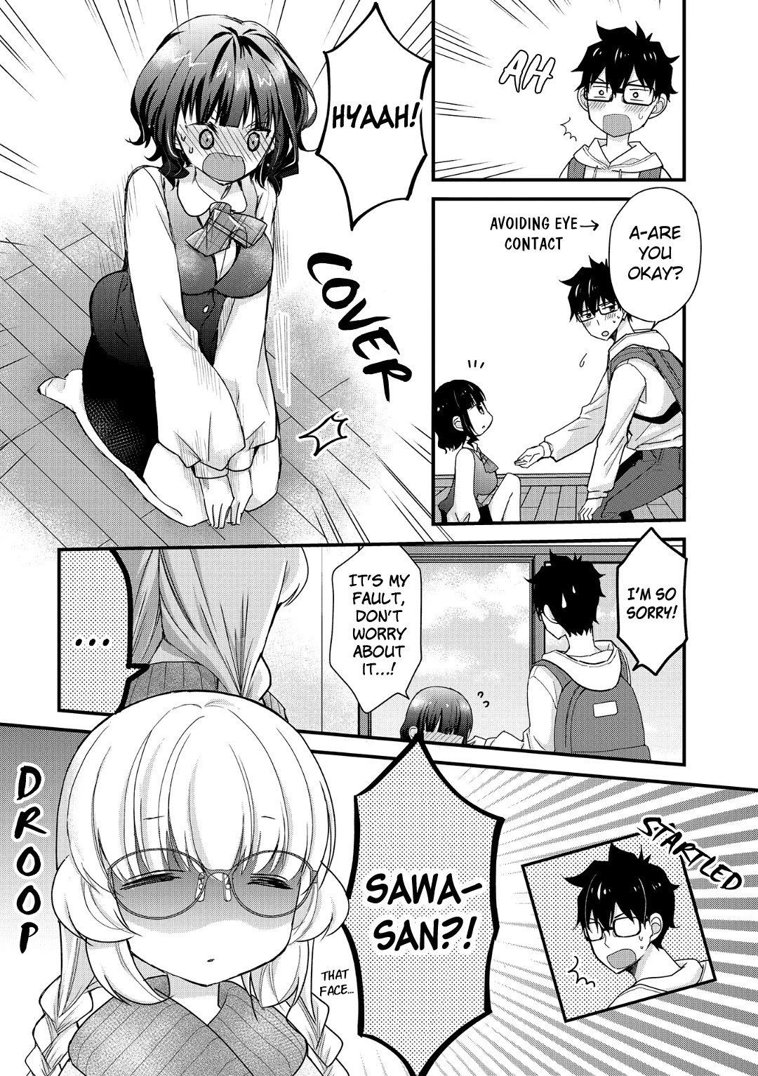 Chicchai Kanojo Senpai ga Kawaisugiru. Chapter 5 page 11 - Chapter 5: I didn't see a thing