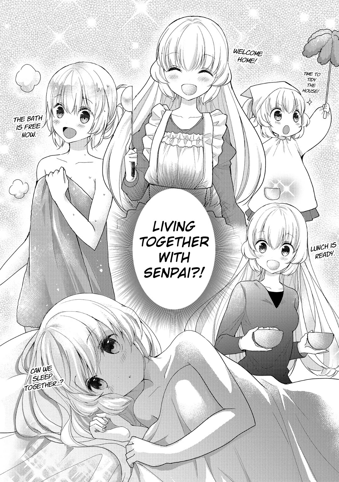 Chicchai Kanojo Senpai ga Kawaisugiru. Chapter 5 page 6 - Chapter 5: I didn't see a thing