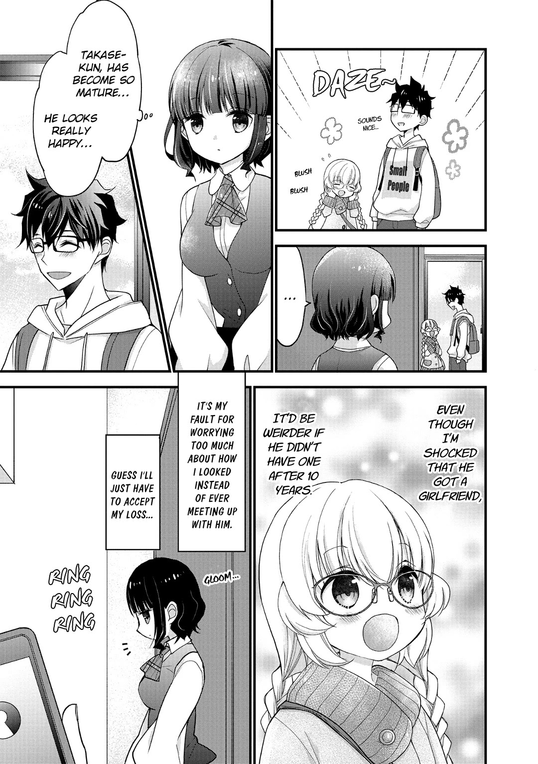 Chicchai Kanojo Senpai ga Kawaisugiru. Chapter 5 page 7 - Chapter 5: I didn't see a thing