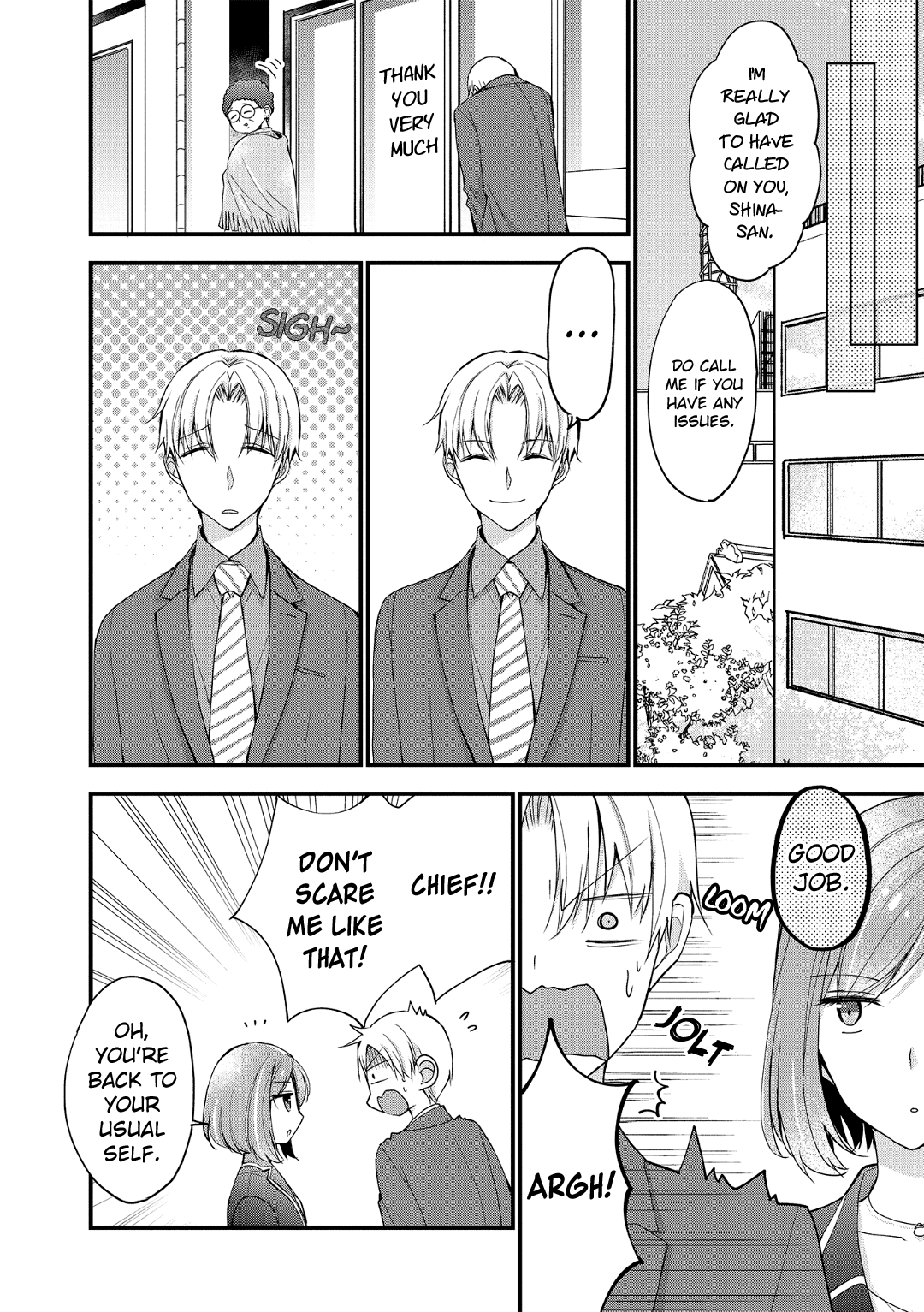 Chicchai Kanojo Senpai ga Kawaisugiru. Chapter 6 page 8 - Chapter 6: Shina-senpai Is Cool When He's Working!