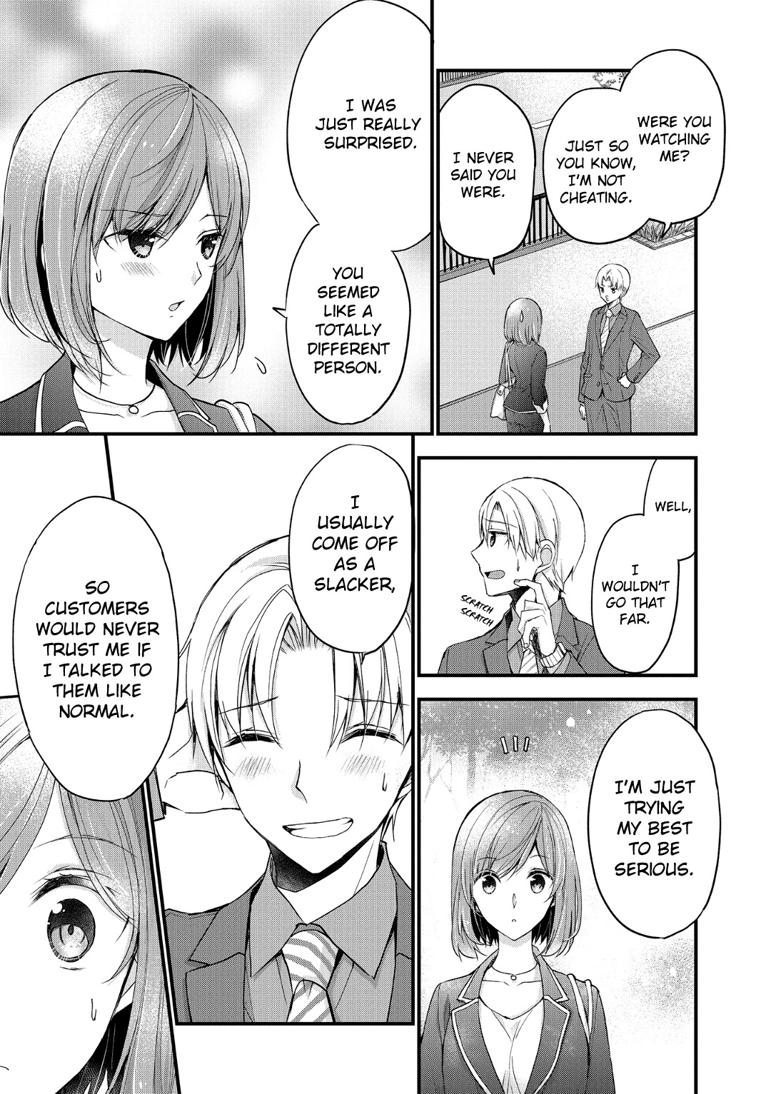 Chicchai Kanojo Senpai ga Kawaisugiru. Chapter 6 page 9 - Chapter 6: Shina-senpai Is Cool When He's Working!