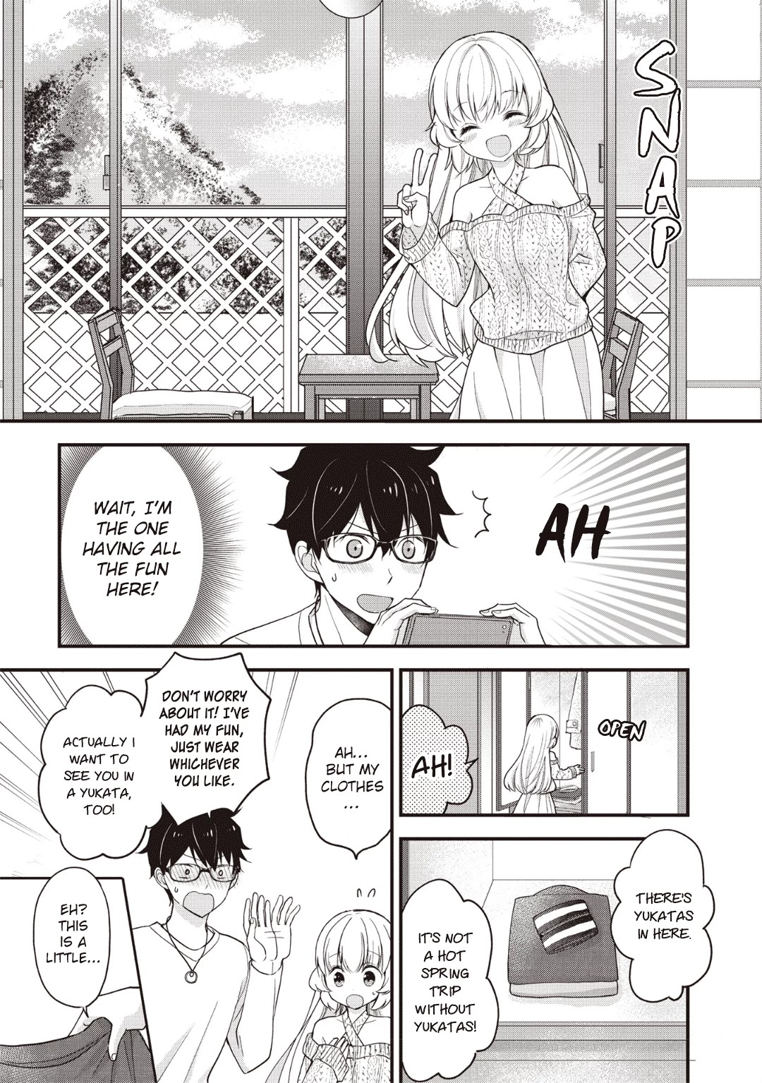 Chicchai Kanojo Senpai ga Kawaisugiru. Chapter 7 page 5 - Chapter 7: Boyfriend and Onsen (Kyaaa!)