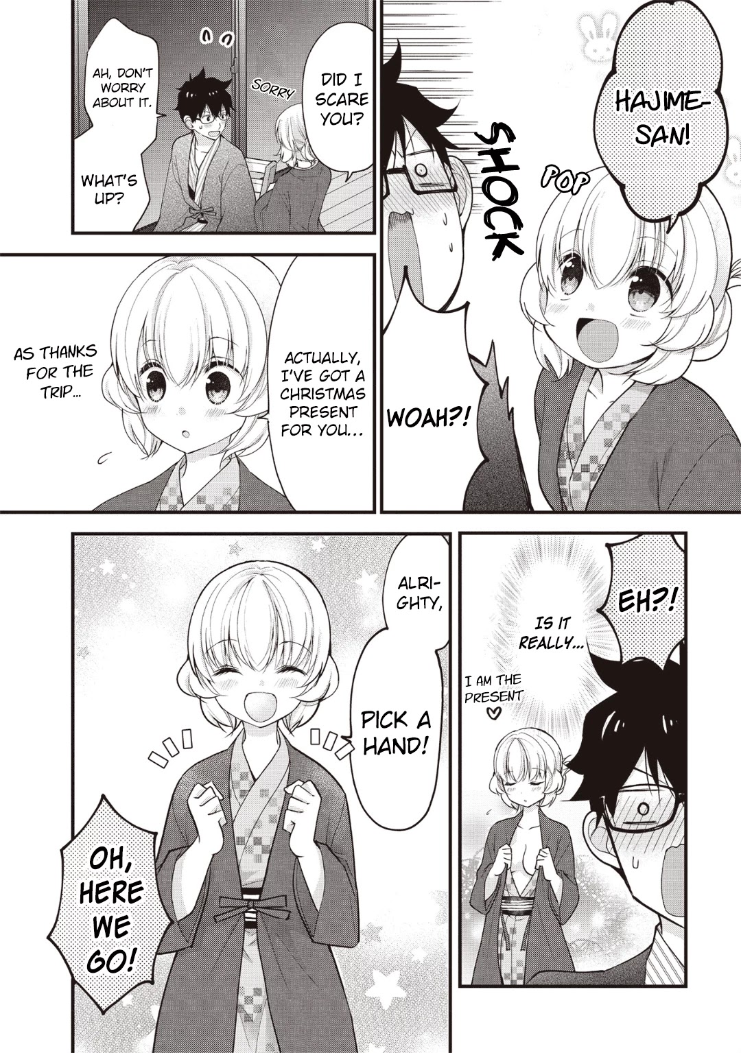 Chicchai Kanojo Senpai ga Kawaisugiru. Chapter 8 page 4 - Chapter 8: I Am the Present ♡ (Takase’s Delusions)