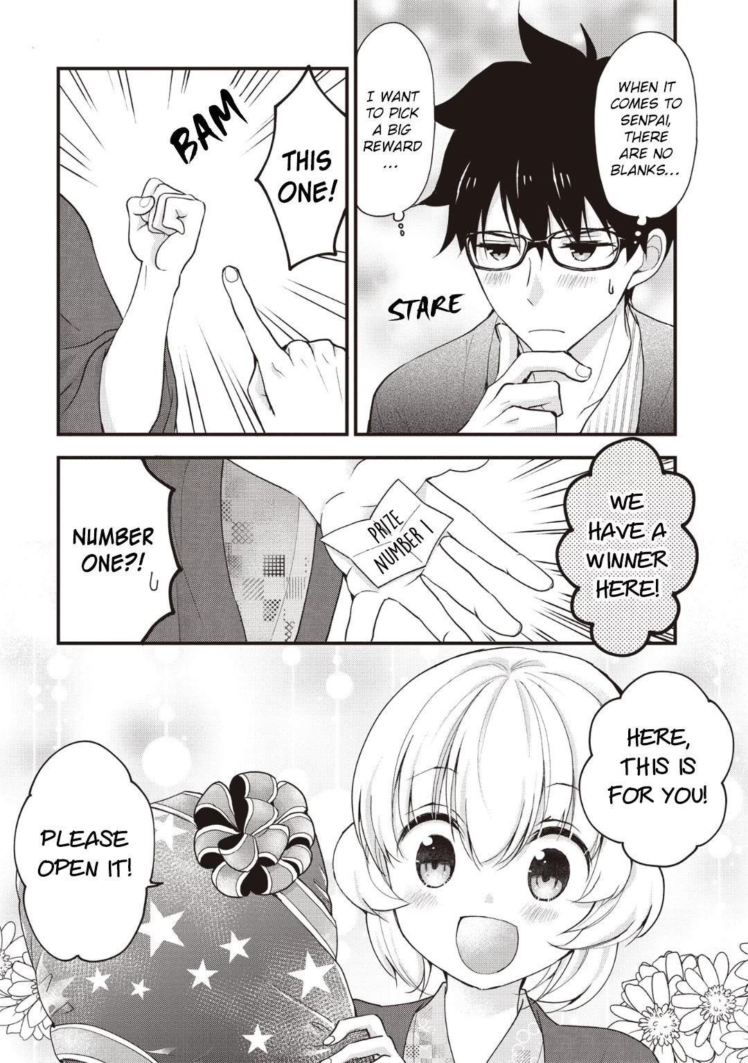 Chicchai Kanojo Senpai ga Kawaisugiru. Chapter 8 page 5 - Chapter 8: I Am the Present ♡ (Takase’s Delusions)