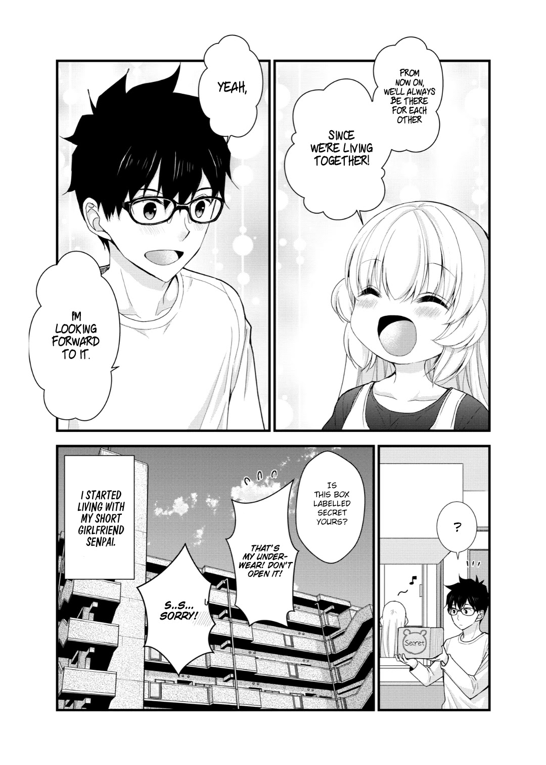 Chicchai Kanojo Senpai to Dōseishimasu. Chapter 1 page 12 - Chapter 1