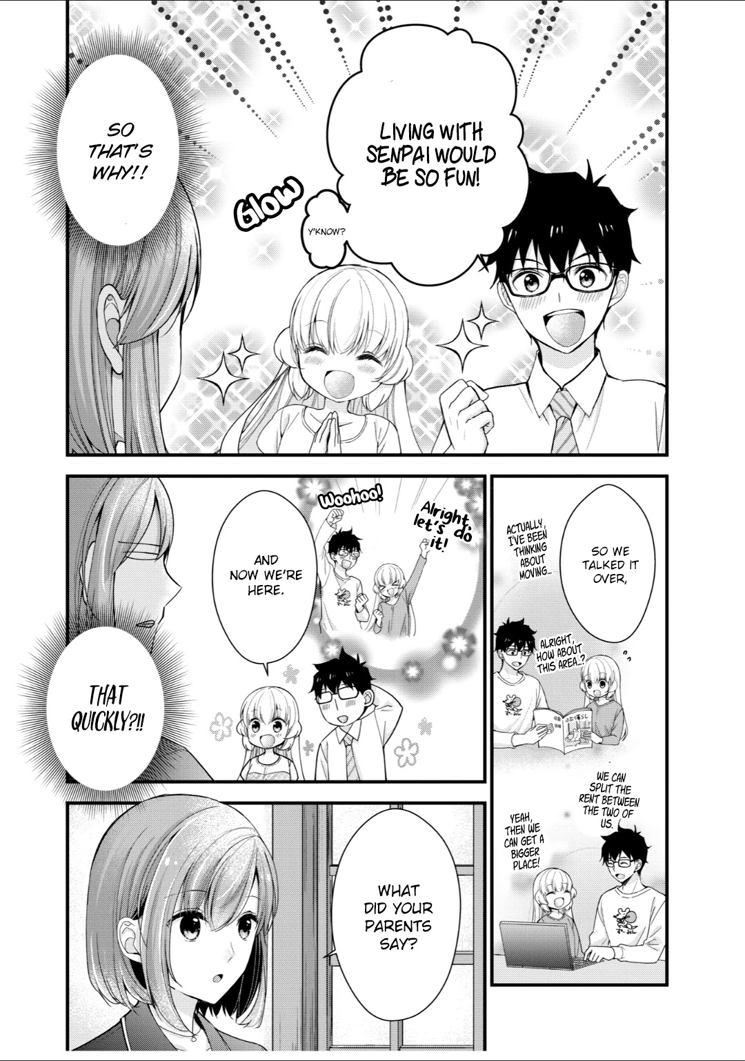 Chicchai Kanojo Senpai to Dōseishimasu. Chapter 1 page 4 - Chapter 1