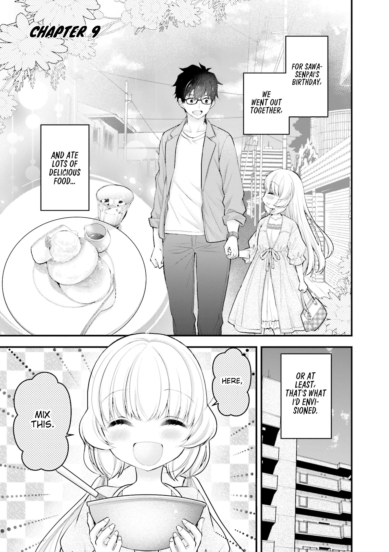 Chicchai Kanojo Senpai to Dōseishimasu. Chapter 9 page 1 - Chapter 9